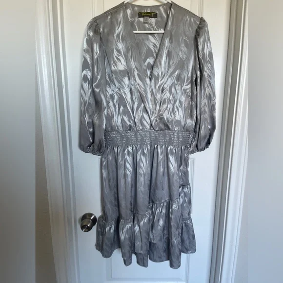 melanie | Dresses | Silver Mini Dress